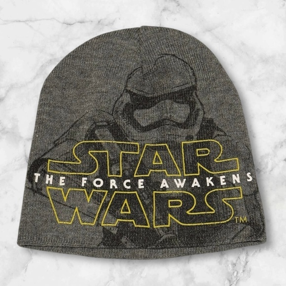 ✅Youth | Star Wars Stormtrooper Gray Beanie - Picture 3 of 8